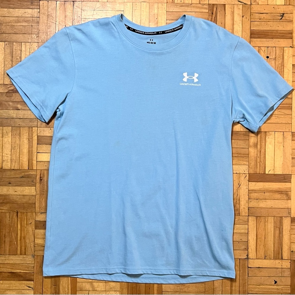 Under Armour Men's Light Blue Short Sleeve Tee